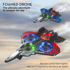 LED RC Stunt Fighter Jet | 360° Remote Control Airplane
