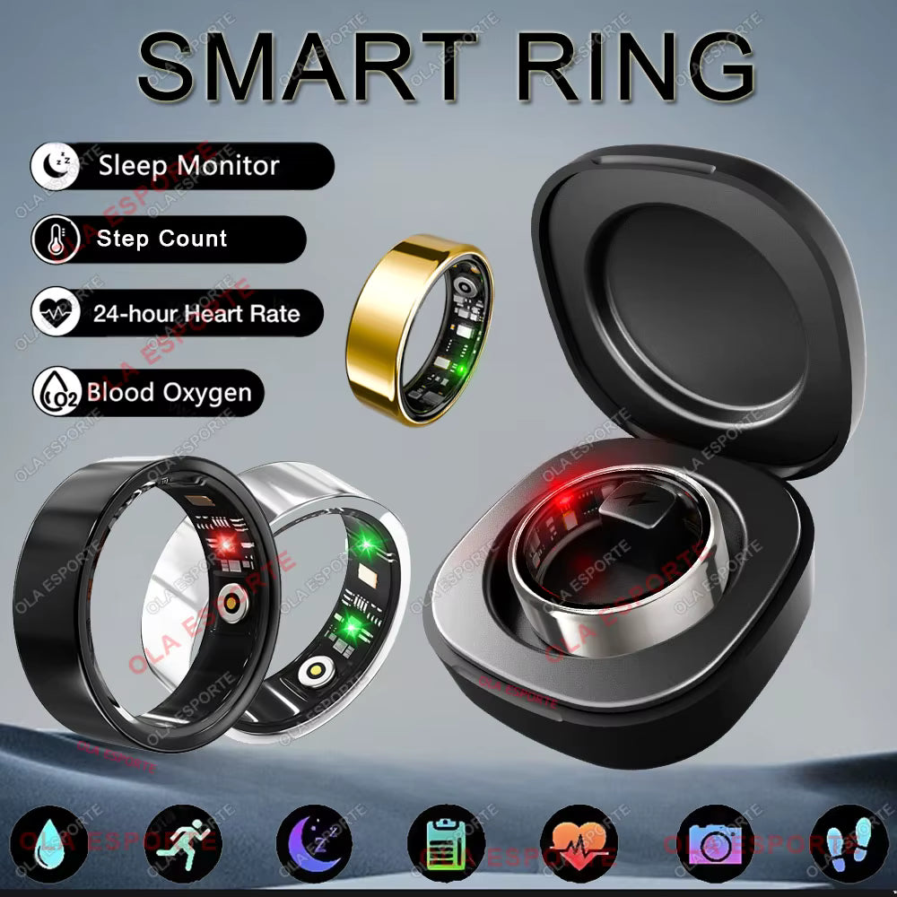 Titanium Smart Ring | Fitness, Sleep & Health Tracker Waterproof
