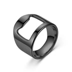 Stainless Steel Beer Bottle Opener Ring Gadget