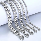 Classic Stainless Steel Cuban Link Bracelet for Men & Women